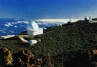 4.2미터의 광학망원경을 설치한 「라 팔마」관측소