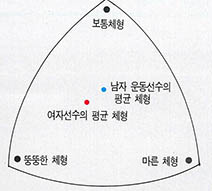 (그림1)각 체형의 기준점