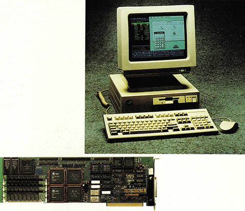 뉴텍코리아의 앤도(Andor)카다. 이 카드를 끼우면 IBM PC에서 매킨토시용 프로그램을 돌릴 수 있다.