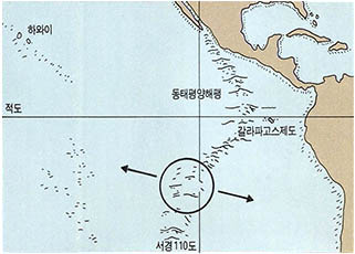 동태평양 열수플룸 발견 지역