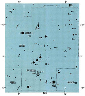 (그림2) 오리온 자리