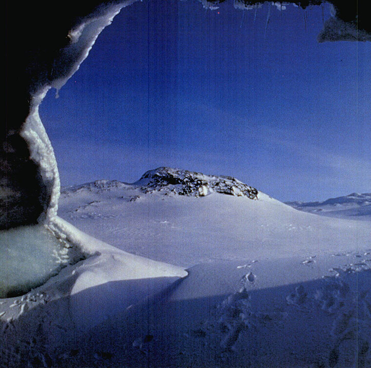 남극의 한 얼음동굴