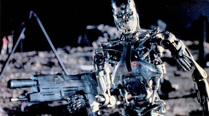 특수효과의 발전은 가상과 현실을 혼돈하게 하는 경우도 있다. 로봇과 인간사이의 전쟁으로 시작되는 '터미네이터2'