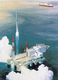 1998년에는 바다에서 상업 위성 발사가 이루어 질 듯.