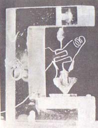 1947년에 개발된 최초의 트랜지스터.