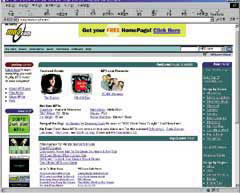 mp3에 대한 최신정보를 얻을 수 있는 mp3.com 사이트.