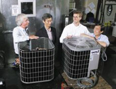 미 오크리지국립연구소에서 개발한 겨울철 서리가 생기지 않 는 공기열원 열펌프.