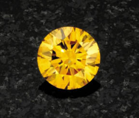 유골로 만든 다이아몬드는 노란색조를 띤다.