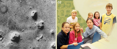 01지난해 7월 유럽우주기구(ESA)의 화성탐사선 마스익스프레스가 촬영한 화성 표면 사진. 암석 모양이 사람 얼굴을 닮았다고 해서 화제가 됐다. 02피부색과 생김새가 달라도 시간이 지나면 타인종 효과가 사라진다.