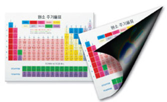 원소주기율표 액정온도판