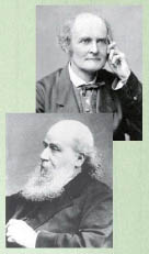 아서 케일리(1821~1895)와 제임스 실베스터(1814~1897)