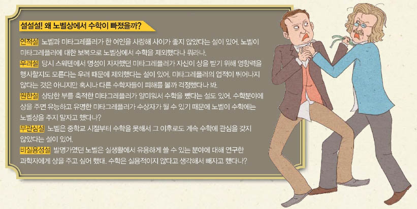 설설설! 왜 노벨상에서 수학이 빠졌을까?