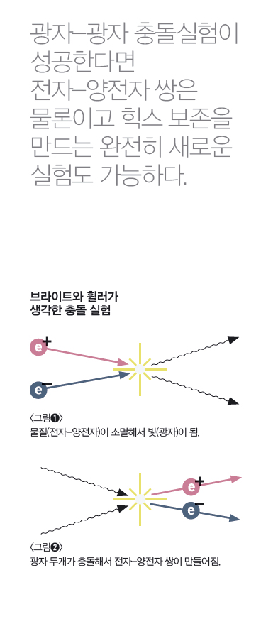 브라이트와 휠러가 생각한 충돌 실험