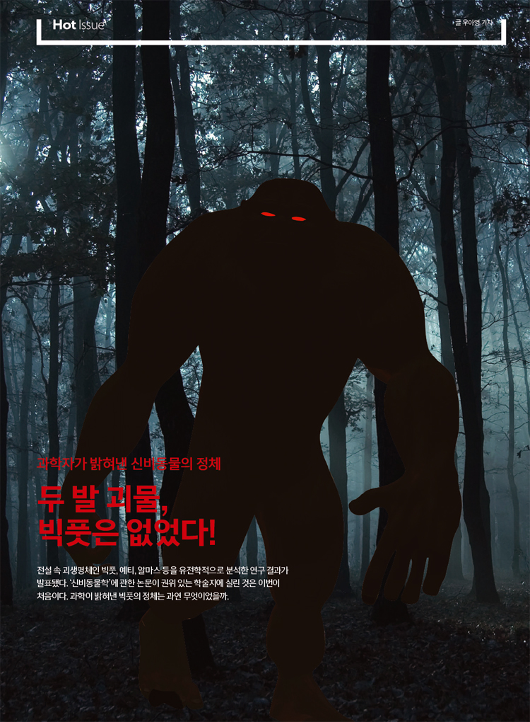 두 발 괴물, 빅풋은 없었다!